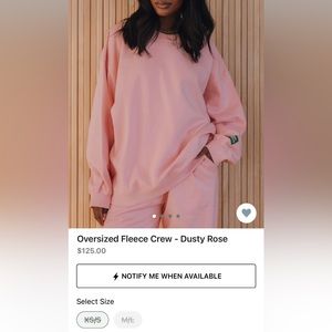 Daily Drills - Oversized Fleece Crew